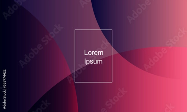 Fototapeta Abstract geometric background. Fluid gradient shapes composition. Modern template design for banners, covers, posters. Eps10 vector Illustration.