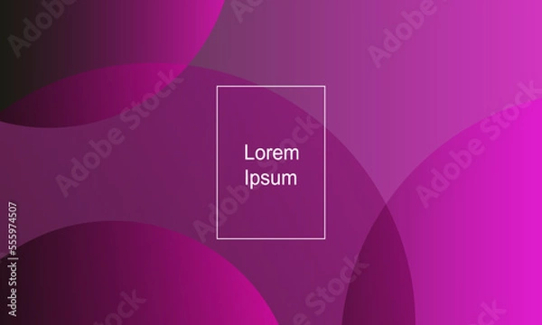 Fototapeta Abstract geometric background. Fluid gradient shapes composition. Modern template design for banners, covers, posters. Eps10 vector Illustration.