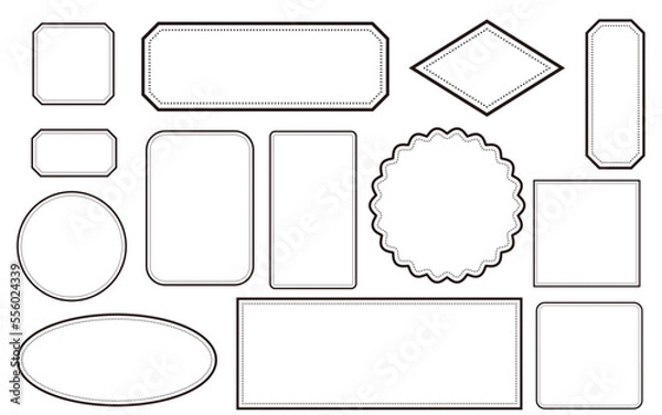 Obraz Vector Frame Set Decoration Vintage Decor
