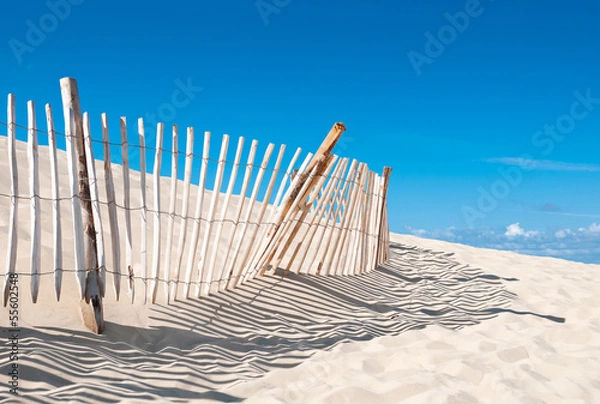Fototapeta Dune du Pyla - the largest sand dune in Europe, Aquitaine, Franc