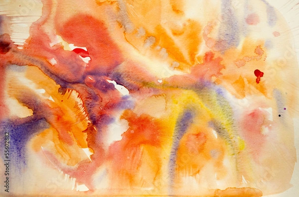 Obraz watercolor shading