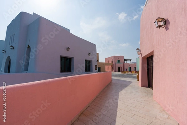 Fototapeta Mina district in old Doha port, Qatar