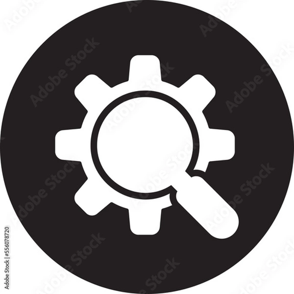 Obraz search glyph icon