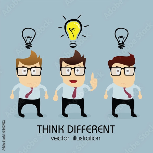 Obraz think different