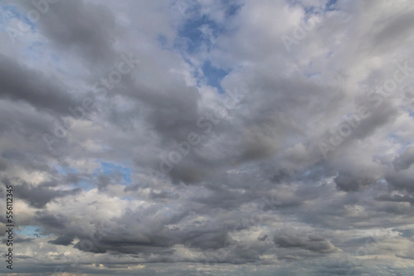 Fototapeta Cloudy sky background overlay. Ideal for sky replacement.