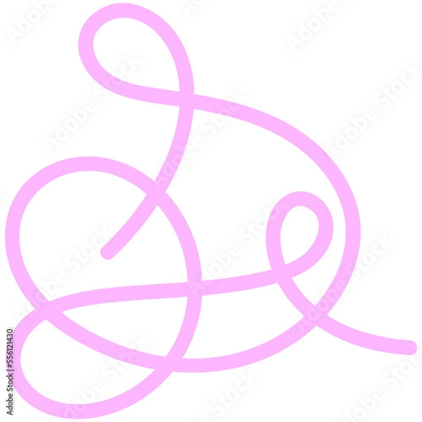 Fototapeta Abstract Scribble Line Hand drawn