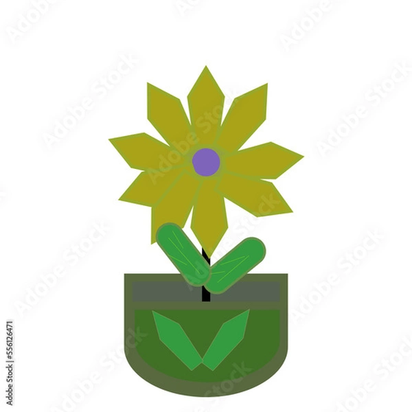 Obraz flower in a pot