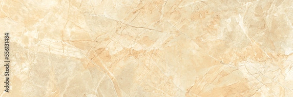 Fototapeta Beige and brown Marble texture, Detailed structure of marble in natural pattern for background, Yellow natural marble tiles for ceramic wall tiles and floor tiles, Full size