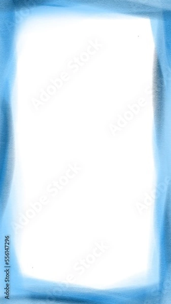 Fototapeta abstract blue frame for instagram story