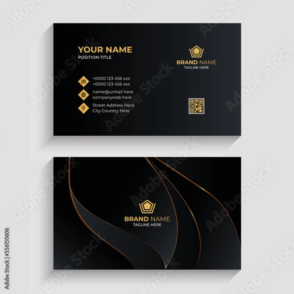 Obraz business card template designs 