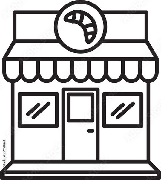 Fototapeta shop icon