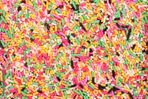 Fototapeta カラフルチョコスプレー　クローズアップ