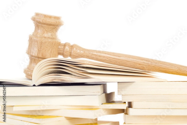 Fototapeta Studying jurisprudence to become judge