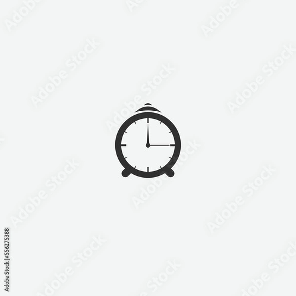 Obraz Clock icon, stopwatch symbol, timer sign designs
