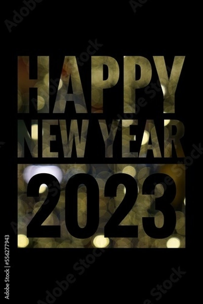 Fototapeta wallpaper for new year 2023