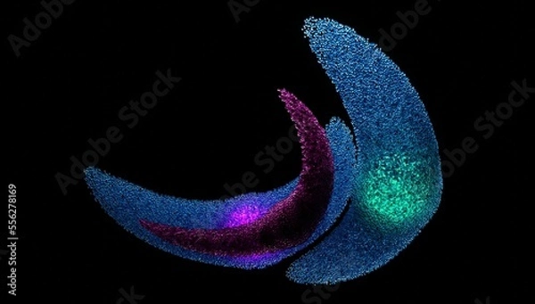 Fototapeta particles
