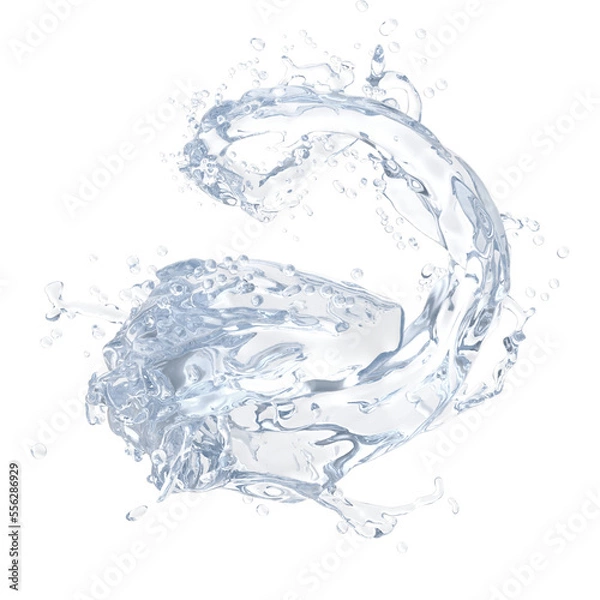 Obraz water splash transparent png