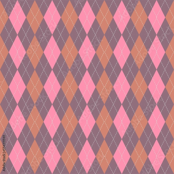 Obraz seamless geometric pattern with argyle