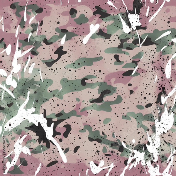 Fototapeta Splatter art, Generative AI