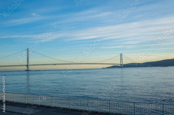 Obraz 明石海峡大橋と瀬戸内海