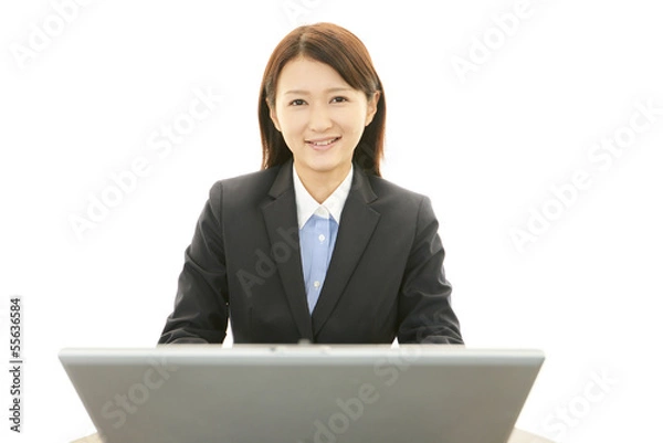 Fototapeta 笑顔のＯＬ