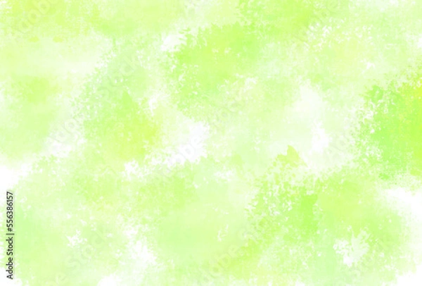 Fototapeta 新緑　和紙　水彩　背景