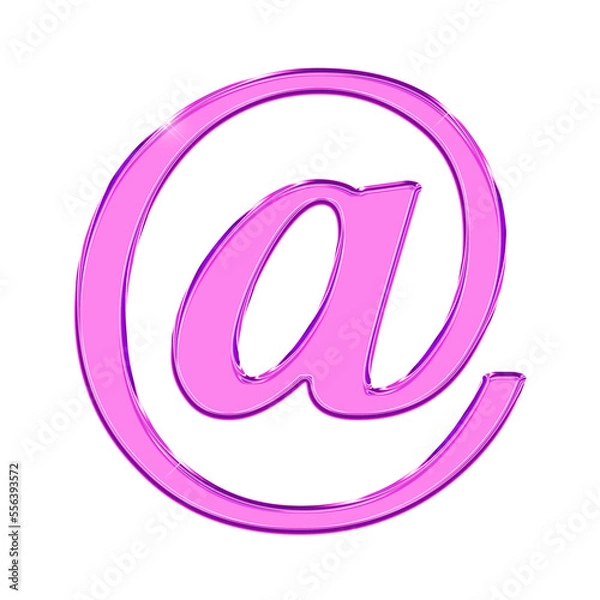 Obraz Pink Chrome Letter @