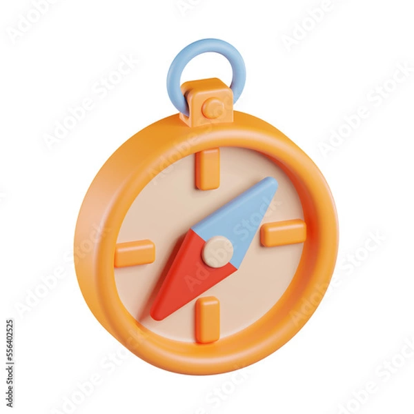 Fototapeta Compass Direction 3D Icon