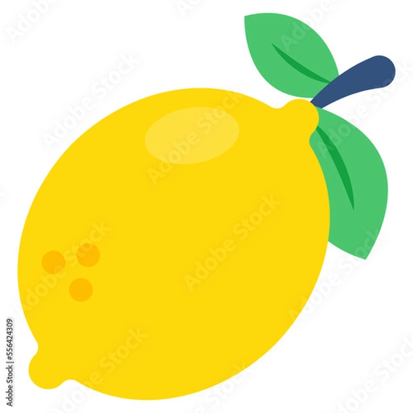 Fototapeta A unique design icon of lemon 