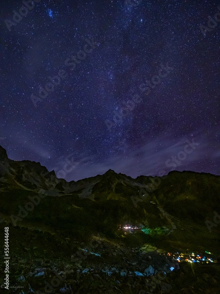 Fototapeta 涸沢カールの星空