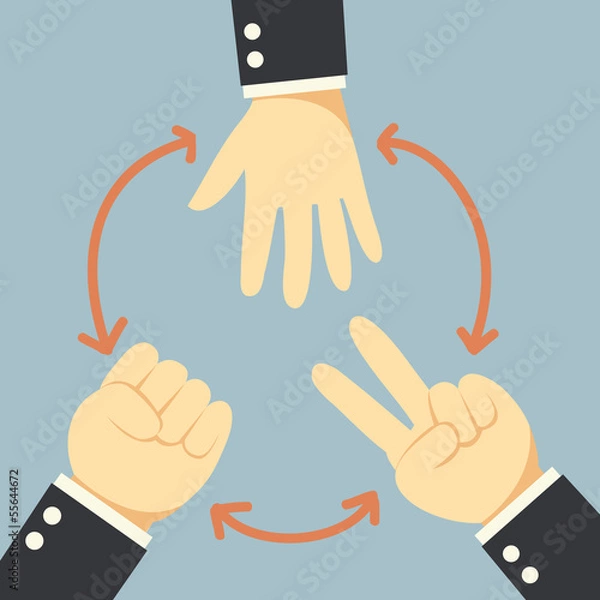 Obraz Competition hand