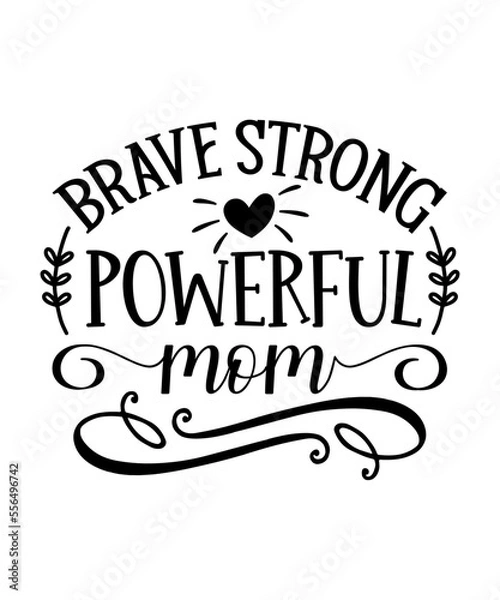 Fototapeta Mothers Day SVG Bundle, mom life svg, Mother's Day, mama svg, Mommy and Me svg, mum svg, Silhouette, Cut Files for Cricut, Mother's Day SVG Bundle, Mom Shirt svg, Mother's Day Gift, Mom Life