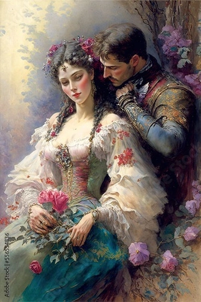 Obraz Valentines Day Card design