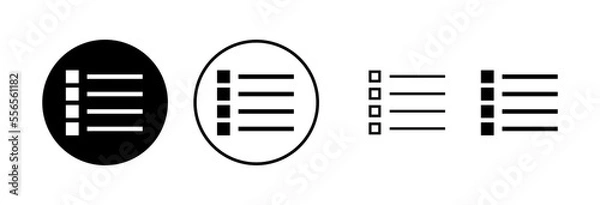 Fototapeta Menu Icon vector illustration. web menu sign and symbol. hamburger menu symbol