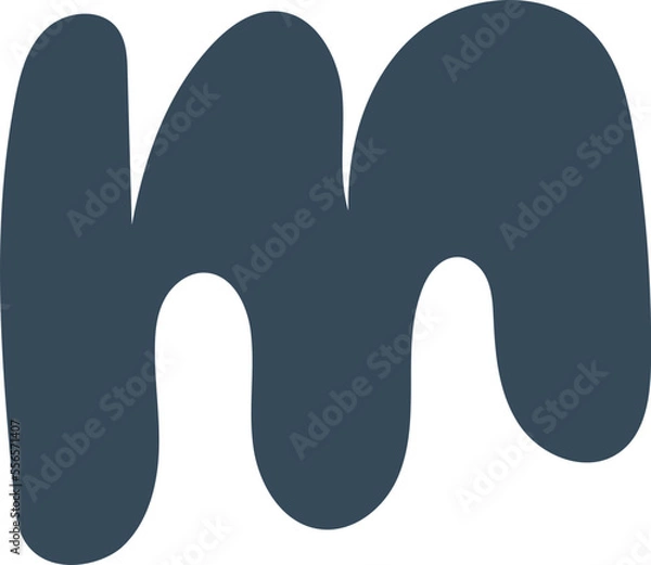 Obraz Abstract shape m illustration