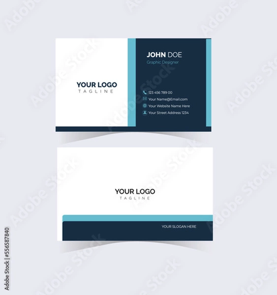 Obraz Vector Modern Creative and Clean Business Card Template