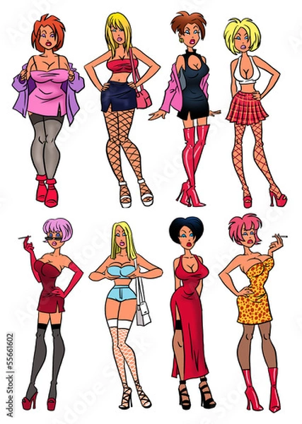 Obraz Street whores.