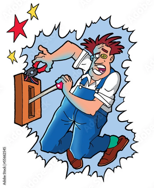 Obraz High voltage man