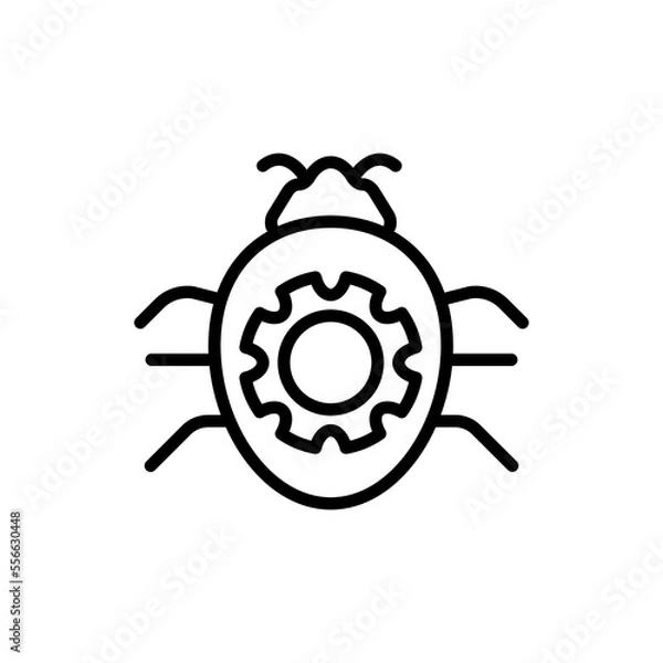 Fototapeta Bug Fixing  icon in vector. Logotype
