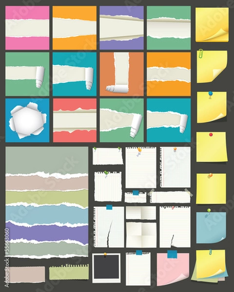 Obraz Kolekcja papieru