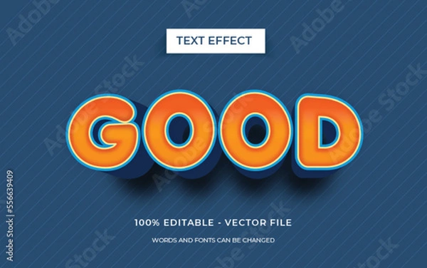 Fototapeta Good text style editable text effect