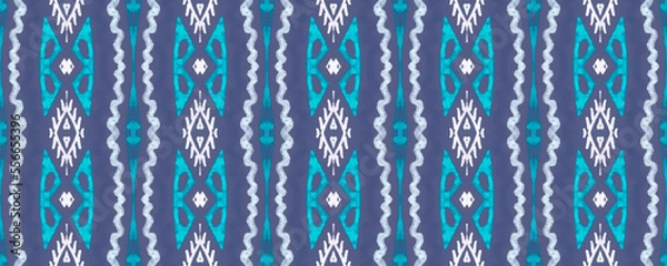 Fototapeta Seamless ethnic background. Geometric aztec pattern.