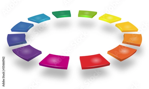 Obraz Perspective Chromatic Circle