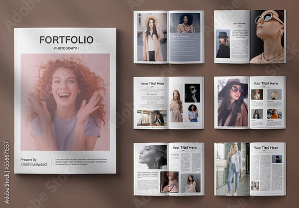Obraz Portfolio Photograpy Layout