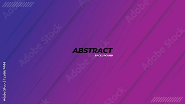 Fototapeta Blue Purple backdrop abstract papercut stripes background geometry shine and layer element vector for presentation design. Suit for business, corporate, institution, party, festive, seminar, and talks