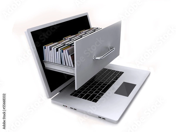 Obraz Magazyn danych - koncepcja