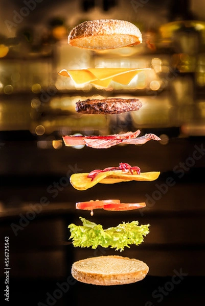 Obraz Burger części