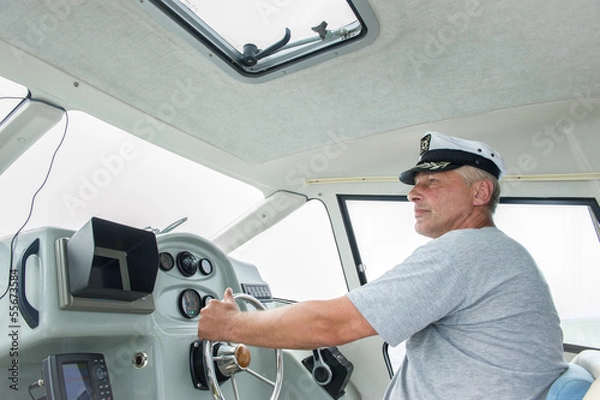 Obraz Behind wheel
