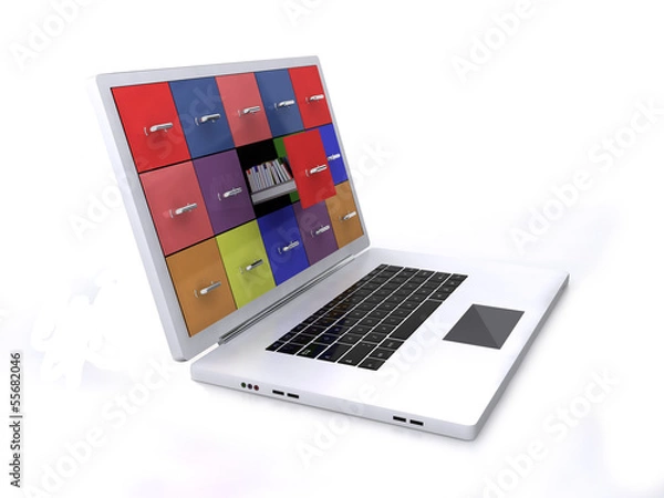 Obraz Data store - concept