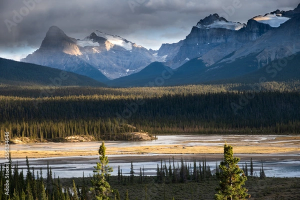 Obraz Saskatchewan River Crossing Banff Canada